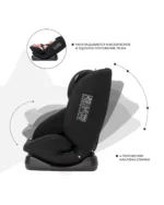 Автокресло BabyGo 4-Stage 0+/1/2/3 (0-36 кг) белый — изображение 3