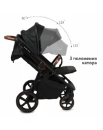 Коляска прогулочная Olsson Grand Black зеленый цвет — изображение 2