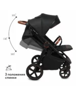 Коляска прогулочная Olsson Grand Black зеленый цвет — изображение 3