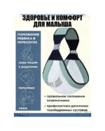 Переноска для малышей ТОТОША Детский слинг дышащий до 12 кг — изображение 3